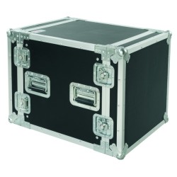 Flight case profissional 10U de 19”, 45 cm de profundidade útil. 2