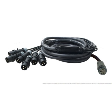 PROEL professional multicore power cable for connection of lighting support bars (BFT06-BFT06A) with dimmer power unit.