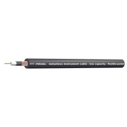 Cavo coassiale antirumore per strumenti/effetti con guaina esterna flessibile in PVC ø 6.5 mm. - O.F.C. (Oxygen Free Copper) 2