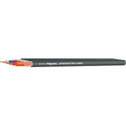 Cavo piatto a 4 conduttori singolarmente schermati con guaina esterna in PVC flessibile. 2