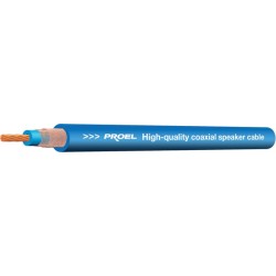 Cavo coassiale professionale a doppia schermatura con guaina esterna a diametro ridotto in PVC flessibile per casse acustiche. 2