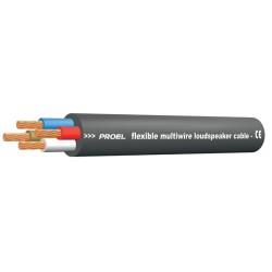 Ultra-flexible 4 twisted conductors speaker cable for passive loudspeakers 2