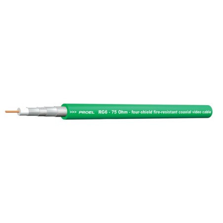 Cavo audio-video digitale a quadrupla schermatura.