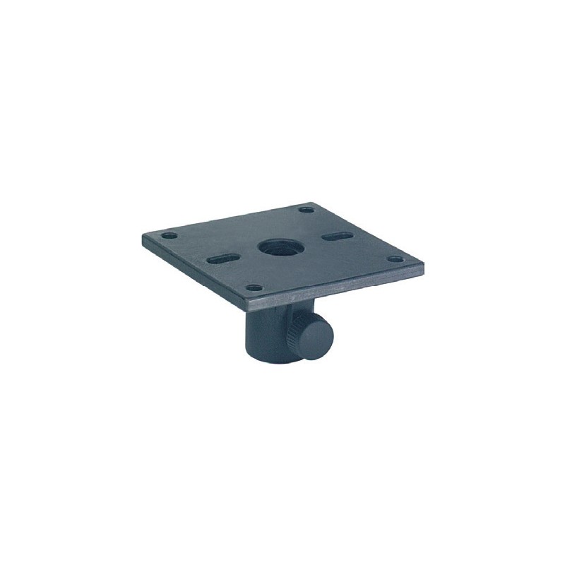 Flangia - adattatore in nylon e vite bloccante per la massima sicurezza.