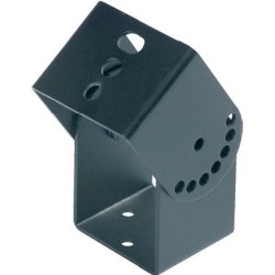 Supporto regolabile in acciaio a parete per piccole casse acustiche. 2