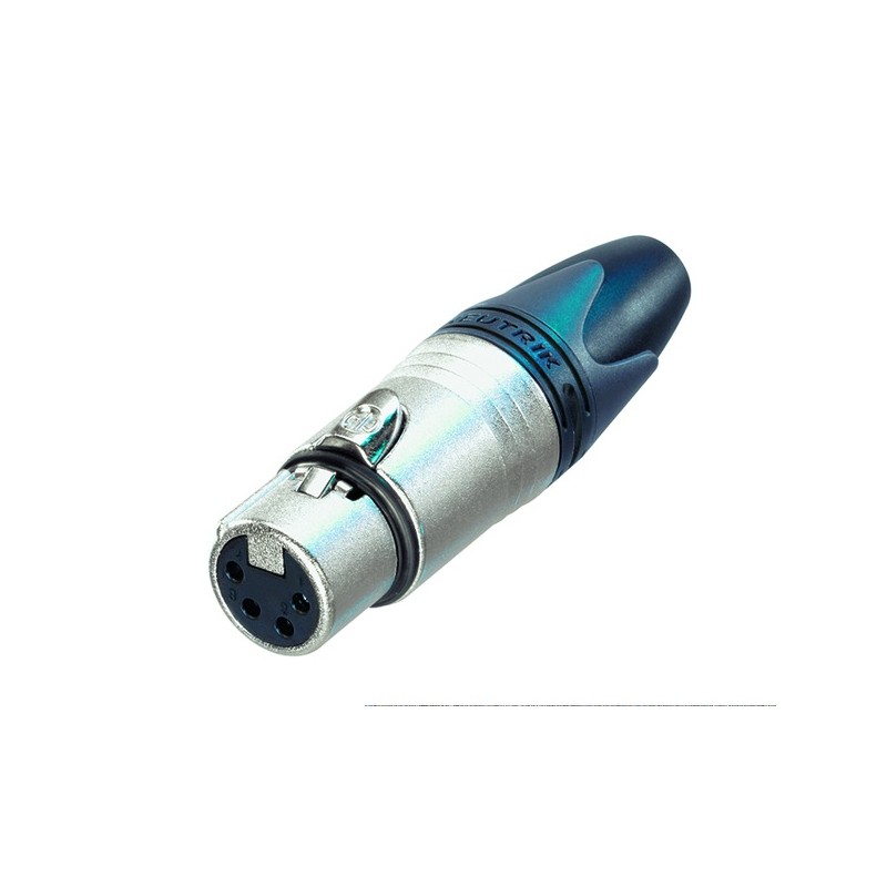 Presa volante NEUTRIK XLR, 4 poli.