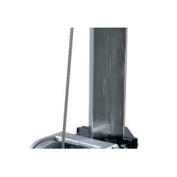 Fune primaria in acciaio inossidabile 133 fili Ø 4 mm. adat- ta per PL80 - PL110 - PL110R. 2