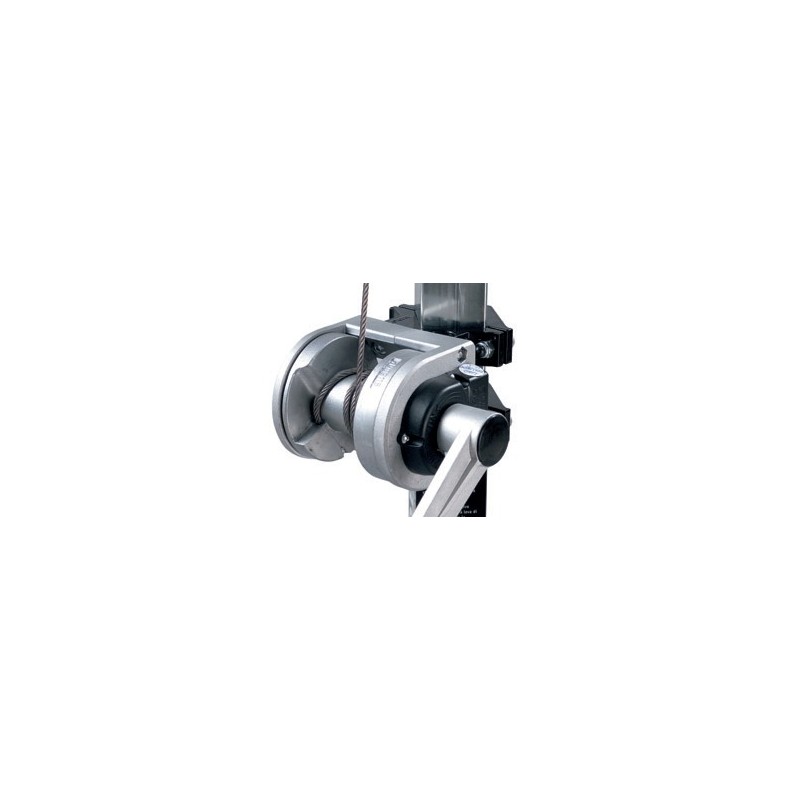 Argano in alluminio pressofuso con freno automatico completo di maniglia, adatto per PL80 - PL90.