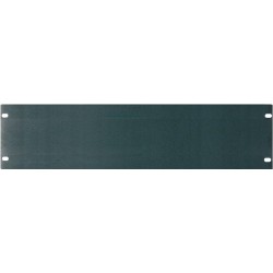 3-unit 19' rack blank panel. 2