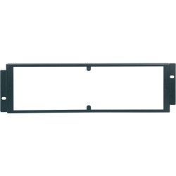 Pannello di protezione/sicurezza 3 unità rack 19' con corpo in metallo e finestra ispezione in plexiglas. 2