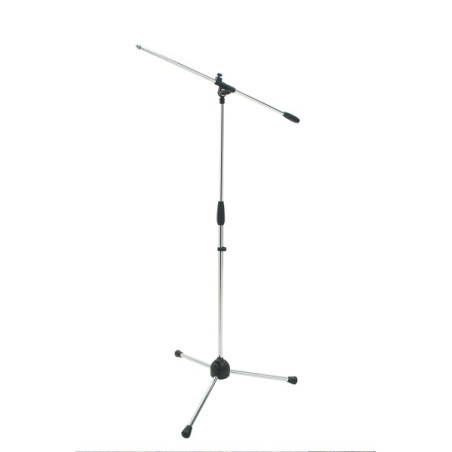 Microphone stand with boom, tripod nylon base.