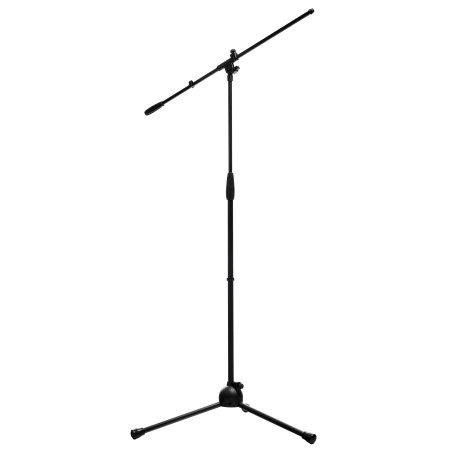 Microphone stand with boom, tripod nylon base