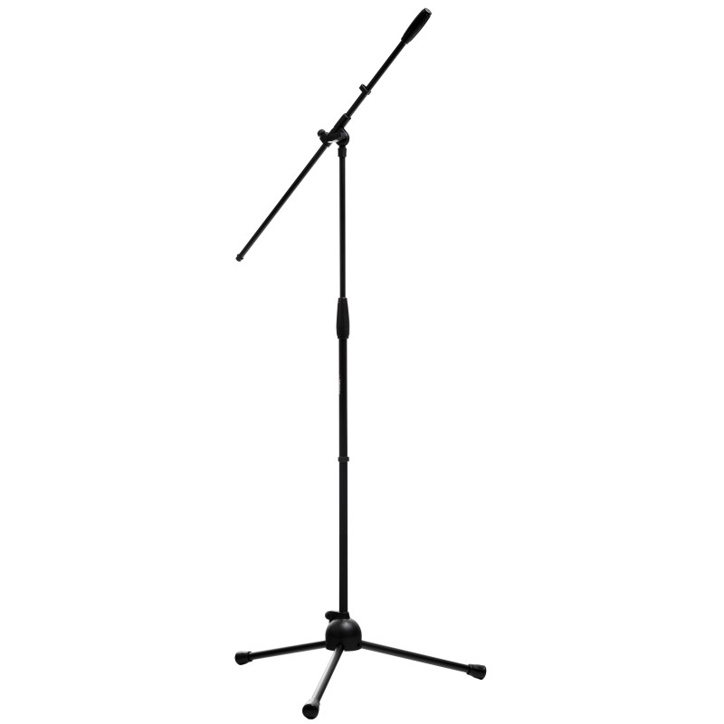Microphone stand with boom, tripod nylon base