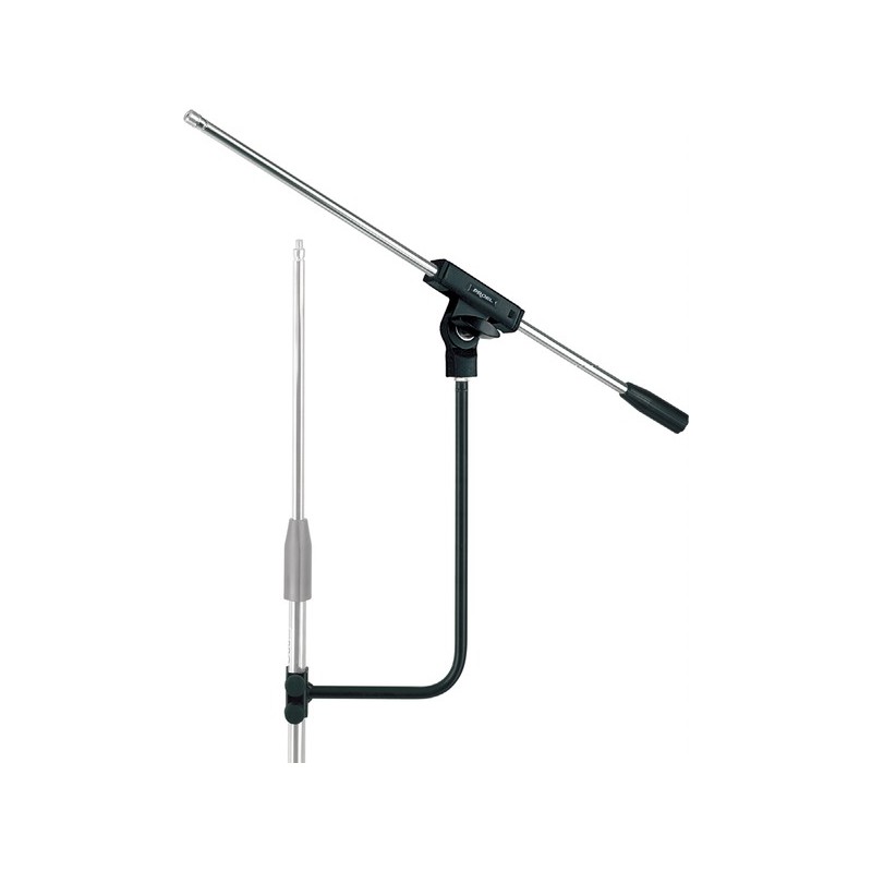 Fully adjustable boom arm attachment