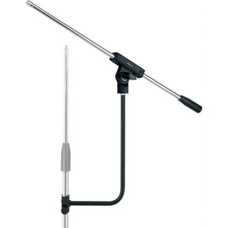 Fully adjustable boom arm attachment