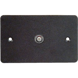 Wall plate, 70x114 mm.- 1 HOLE FOR BNC. 2