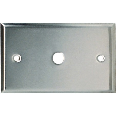 Placca da muro 70x114 mm.- 1 FORO PER RCA.