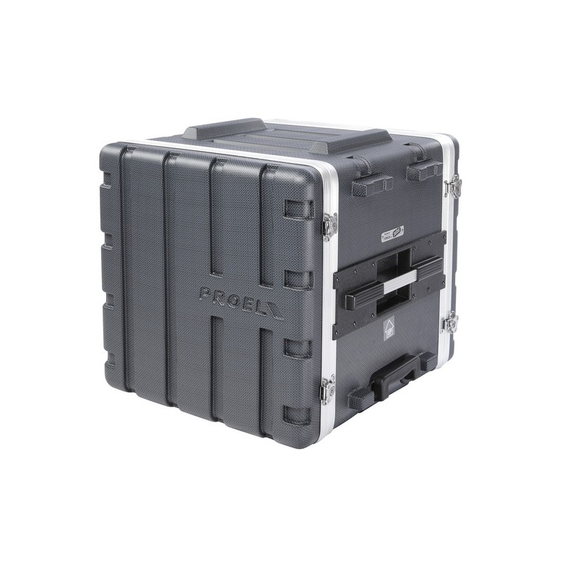 Estojo de rack 19' - 10U - realizado em polietileno 'FORCE'.
