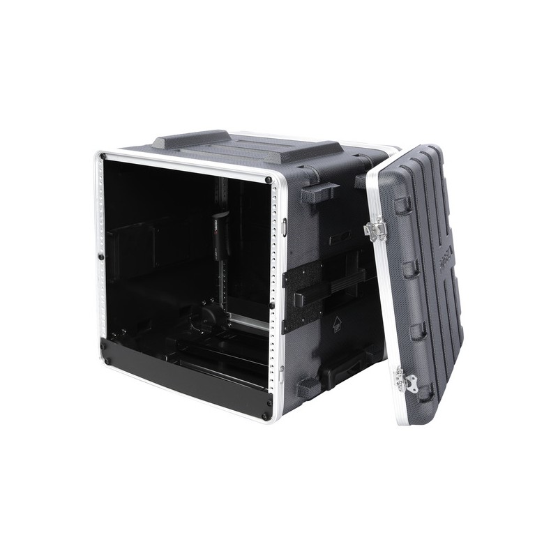 Estojo de rack 19' - 10U - realizado em polietileno 'FORCE'.