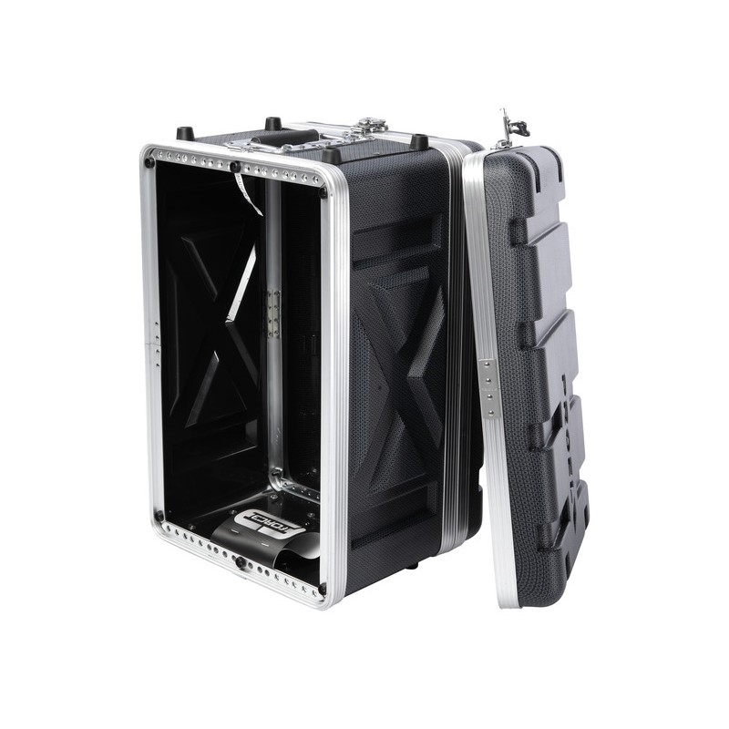 19' Shallow rack case - 6U - made of 'FORCE Polyethylene'. Inner rackable depth: 208 mm