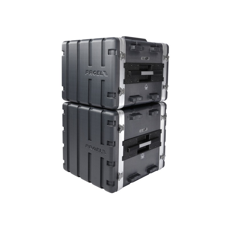 19' rack case - 8U - made of 'FORCE Polyethylene'. Inner rackable depth: 420 mm