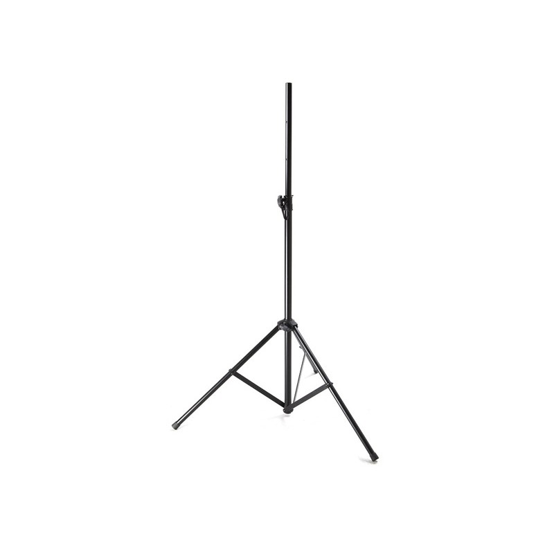 Multi-purpose steel speaker stand.