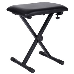 New 3 positions height adjustable keyboard bench made of painted tubular steel 2