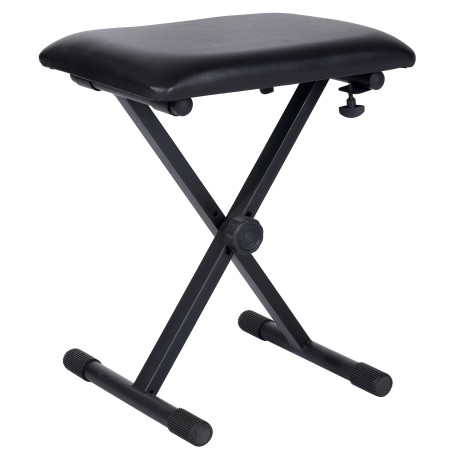 New 3 positions height adjustable keyboard bench made of painted tubular steel