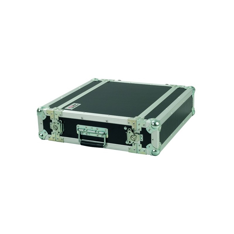 19' Rack case 2U, 25 cm rackable depth.