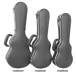Shaped 21" Soprano ukulele case made of 'FORCE Polyethylene' 2