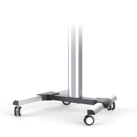 Set di 4 ruote professionali (2 con freno) che possono essere utilizzate solo con i supporti PRSS20, PRSS30 e PRSS40.