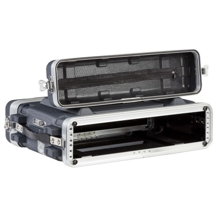 19' rack case - 2U - made of 'FORCE Polyethylene'. Inner rackable depth: 307 mm