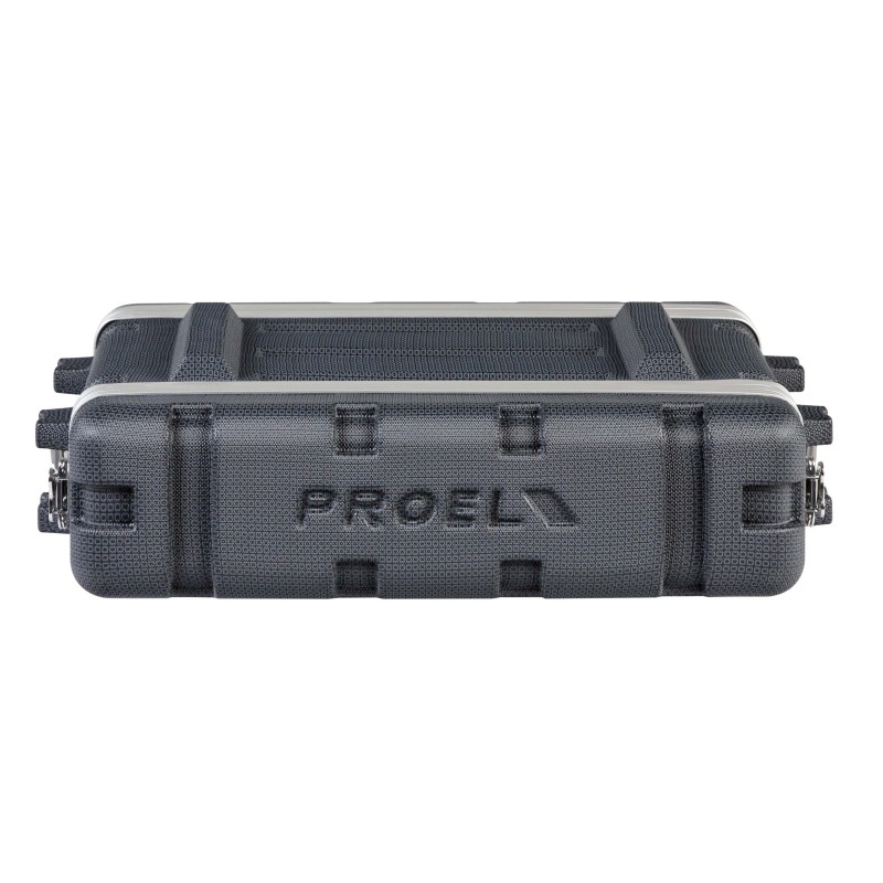 Estojo de rack 19' - 2U - realizado em polietileno 'FORCE'. Profundidade interior útil: 307 mm