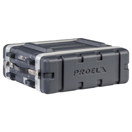 Estojo de rack 19' - 3U - realizado em polietileno 'FORCE'. Profundidade interior útil: 307 mm