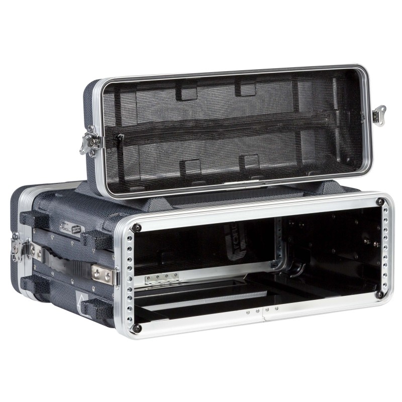 19' rack case - 3U - made of 'FORCE Polyethylene'. Inner rackable depth: 307 mm