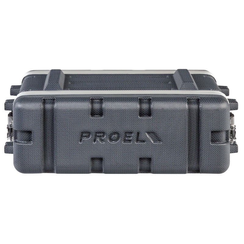 Estojo de rack 19' - 3U - realizado em polietileno 'FORCE'. Profundidade interior útil: 307 mm