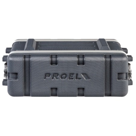 Estojo de rack 19' - 3U - realizado em polietileno 'FORCE'. Profundidade interior útil: 307 mm