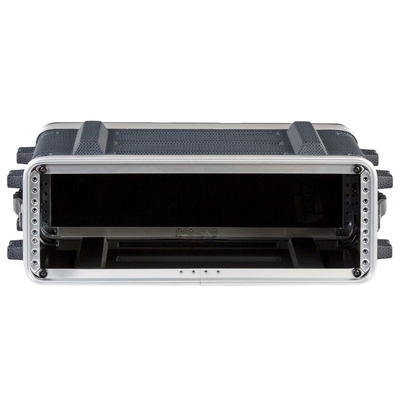 19' rack case - 3U - made of 'FORCE Polyethylene'. Inner rackable depth: 307 mm