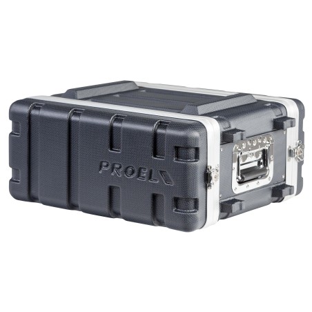 Estojo de rack 19' - 4U - realizado em polietileno 'FORCE'. Profundidade interior útil: 307 mm