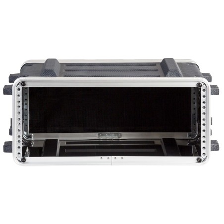 Estojo de rack 19' - 4U - realizado em polietileno 'FORCE'. Profundidade interior útil: 307 mm