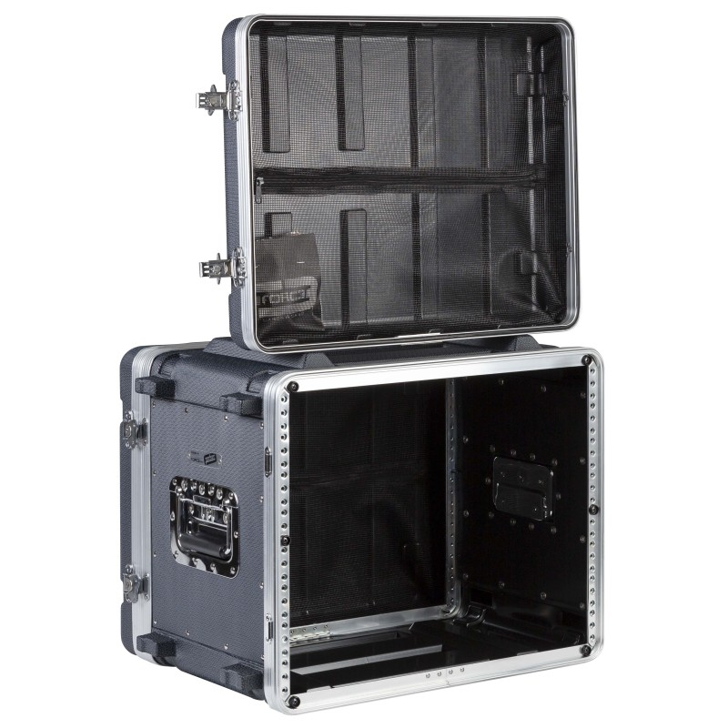 19' rack case - 8U - made of 'FORCE Polyethylene'. Inner rackable depth: 307 mm