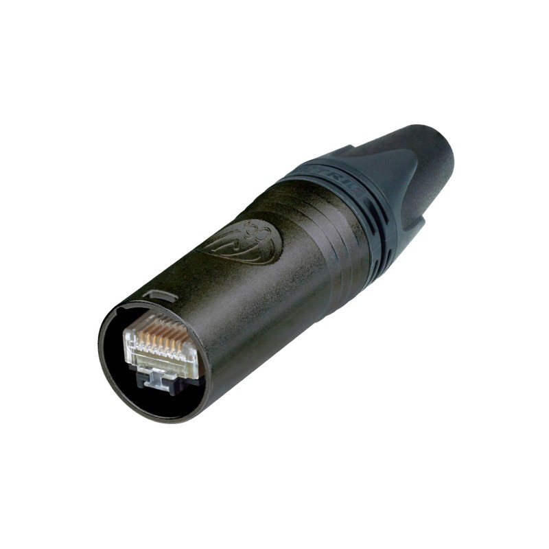 Conector de cabo de auto-terminação etherCON CAT6A de painel em conformidade com as normas ISO/IEC 11801 e TIA/EIA 568-C.2.