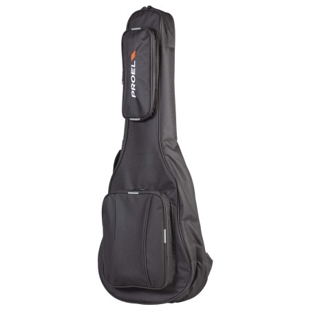 3/4 Classic guitar bag, rip-proof 600D polyester, 10mm high density foam padding. Available in Black.