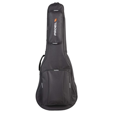3/4 Classic guitar bag, rip-proof 600D polyester, 10mm high density foam padding. Available in Black.