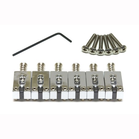 GRAPHTECH String Saver Classics Strat & Tele Style 2 1/16" Chrome (6 Pcs)