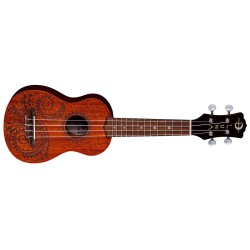 LUNA UKE TATTOO MAHOGANY SOPRANO W/GIGBAG 2