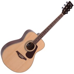 VINTAGE FOLK GUITAR- SOLID TOP- NATURAL 2