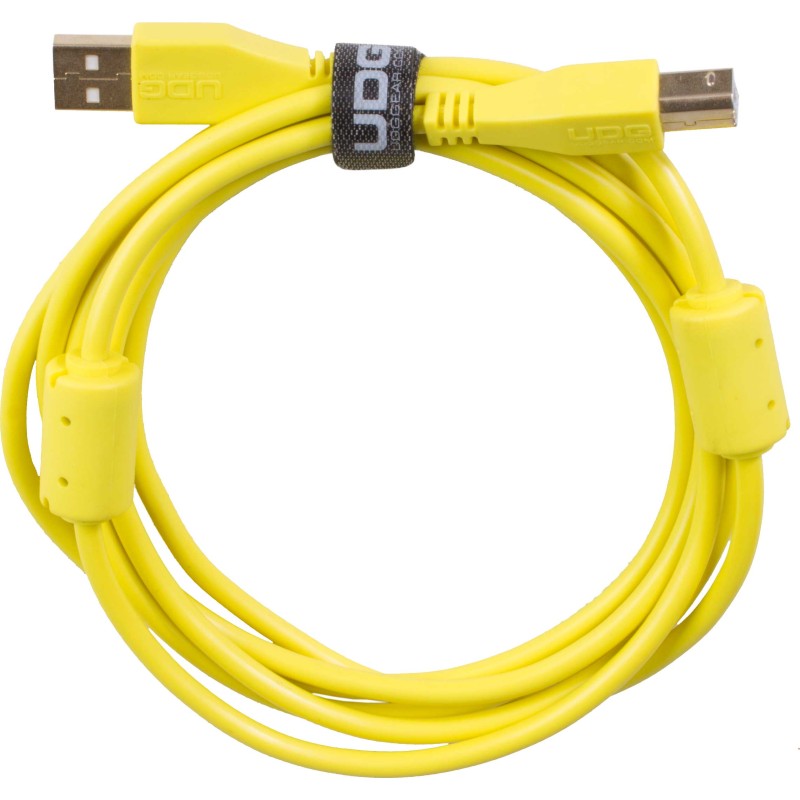 Udg gear U95001YL - ULTIMATE AUDIO CABLE USB 2.0 A-B YELLOW STRAIGHT 1M