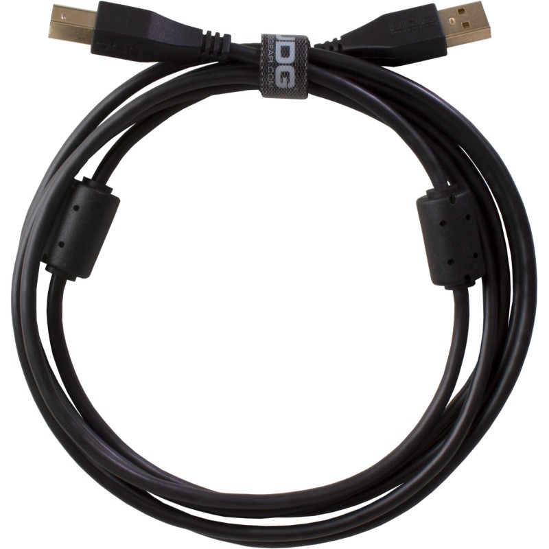 Udg gear U95002BL - ULTIMATE AUDIO CABLE USB 2.0 A-B BLACK STRAIGHT 2M
