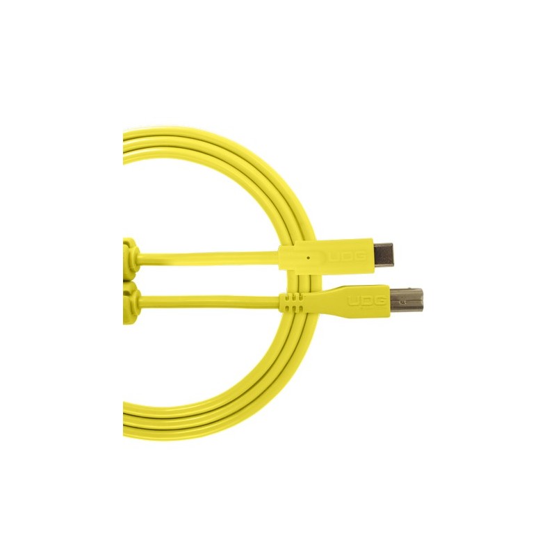 Udg gear U96001YL - ULTIMATE AUDIO CABLE USB 2.0 C-B YELLOW STRAIGHT 1,5M